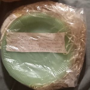 Antique plates there is 3 of them together with a note from Sept 15, 1976